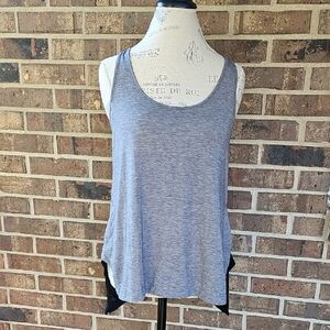 Derek Lam 10c Athleta gray and black tank sz S